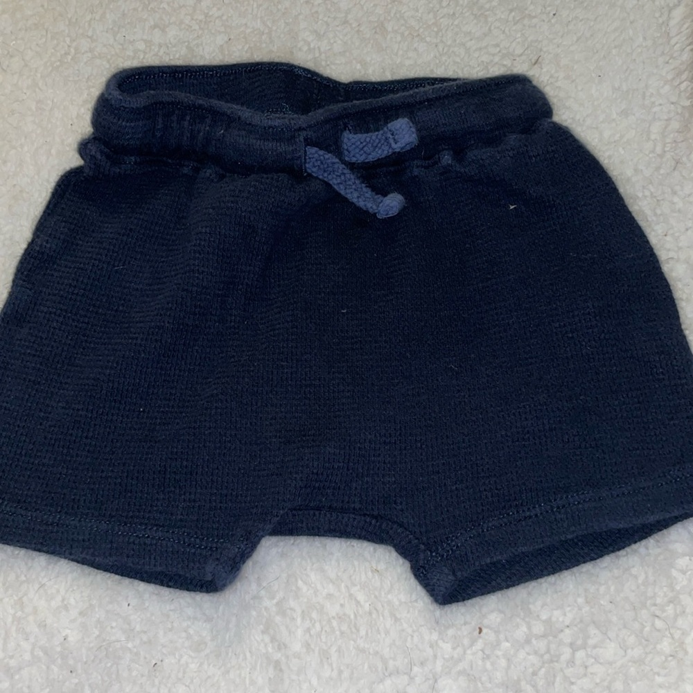 Old Navy navy blue shorts size 6-12 months